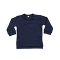 Nautical Navy - Front - Babybugz Baby Plain Sweatshirt