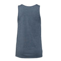 Heather Navy - Back - Bella + Canvas Unisex Adult Heather Jersey Tank Top