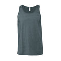 Heather Slate - Front - Bella + Canvas Unisex Adult Heather Jersey Tank Top