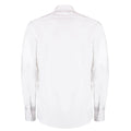 White - Back - Kustom Kit Mens Oxford Slim Long-Sleeved Shirt