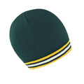 Green-Gold-White - Front - Result Winter Essentials Unisex Adult National South Africa Beanie