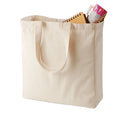 Natural - Front - Quadra Classic Canvas Shopper Bag