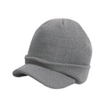 Cool Grey - Front - Result Winter Essentials Esco Army Knitted Hat