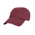 Burgundy - Front - Result Headwear Childrens-Kids Cotton Low Profile Cap