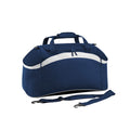 French Navy-White - Front - Bagbase Teamwear Holdall