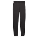 Black - Back - Fruit of the Loom Childrens-Kids Premium Plain Jogging Bottoms