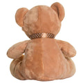 Brown - Back - Mumbles Velvet Bear Plush Toy