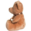 Brown - Side - Mumbles Velvet Bear Plush Toy