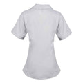 Silver - Back - Premier Womens-Ladies Signature Oxford Short-Sleeved Shirt