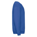 Royal Blue - Side - Fruit of the Loom Childrens-Kids Premium Drop Shoulder Sweatshirt