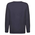 Deep Navy - Back - Fruit of the Loom Childrens-Kids Premium Drop Shoulder Sweatshirt