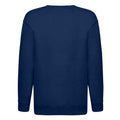 Navy - Back - Fruit of the Loom Childrens-Kids Premium Drop Shoulder Sweatshirt