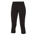 Jet Black - Front - AWDis Cool Womens-Ladies Girlie Capri