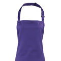 Purple - Back - Premier Colours 2 in 1 Full Apron