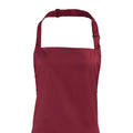 Burgundy - Back - Premier Colours 2 in 1 Full Apron