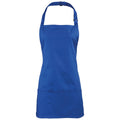 Royal Blue - Front - Premier Colours 2 in 1 Full Apron