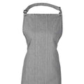 Grey Denim - Back - Premier Unisex Adult Plain Apron