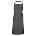 Black Denim - Front - Premier Unisex Adult Plain Apron