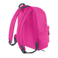 Fuchsia-Graphite - Back - Bagbase Childrens-Kids Fashion Backpack