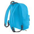 Surf Blue-Graphite - Back - Bagbase Childrens-Kids Fashion Backpack