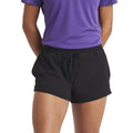 Jet Black - Side - AWDis Cool Womens-Ladies Girlie Sweat Shorts