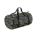 Jungle Camo-Black - Front - Bagbase Camo Packaway Duffle Bag