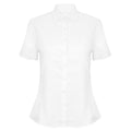 White - Front - Henbury Womens-Ladies Oxford Modern Shirt