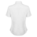 White - Back - Henbury Womens-Ladies Oxford Modern Shirt