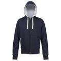 French Navy - Front - Awdis Womens-Ladies Chunky Hoodie