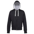 Jet Black - Front - Awdis Womens-Ladies Chunky Hoodie