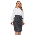 Storm Grey - Front - Dennys Unisex Adult Polyester Pocket Waist Apron