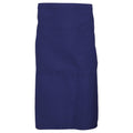 Navy - Front - Dennys Unisex Adult Polyester Pocket Waist Apron