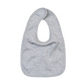 Heather Marl - Front - Babybugz Baby Heather Plain Bib