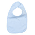 Dusty Blue - Front - Babybugz Baby Plain Bib