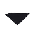 White-Black - Back - Babybugz Baby Reversible Contrast Detail Bandana Bib