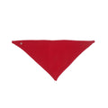 White-Red - Back - Babybugz Baby Reversible Contrast Detail Bandana Bib