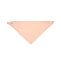 White-Powder Pink - Back - Babybugz Baby Reversible Contrast Detail Bandana Bib