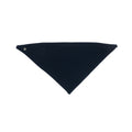 White-Navy - Back - Babybugz Baby Reversible Contrast Detail Bandana Bib