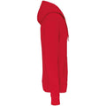 Red - Side - Kariban Mens Eco Friendly Hoodie