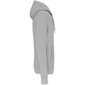 Snow Grey - Side - Kariban Mens Eco Friendly Hoodie