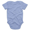 Heather Blue - Back - Babybugz Baby Heather Bodysuit