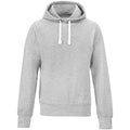 Grey - Front - Awdis Unisex Adult Chunky Heather Hoodie