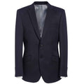 Navy - Front - Brook Taverner Mens Concept Zeus Suit Jacket