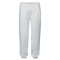 Heather Grey - Front - Fruit of the Loom Mens Premium Heather Jogging Bottoms