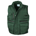 Bottle Green - Front - WORK-GUARD by Result Mens Lance Body Warmer