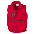 Red - Front - WORK-GUARD by Result Mens Lance Body Warmer