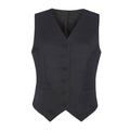 Charcoal - Front - Brook Taverner Womens-Ladies Concept Omega Waistcoat