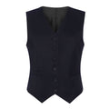 Navy - Front - Brook Taverner Womens-Ladies Concept Omega Waistcoat