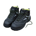 Black-Silver - Front - WORK-GUARD by Result Mens Blackwatch Nubuck Safety Boots