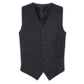 Charcoal - Front - Brook Taverner Mens Concept Gamma Waistcoat